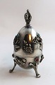 Lundin Antique 
presents: 
Russia. 
Silver egg with 
colored stones 
(84) 875. There 
is a red deer 
hidden under 
the ...