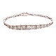 Aabenraa 
Antikvitetshandel 
presents: 
18kt white 
gold bracelet 
with 11 
diamonds ca. 
0,03-0,25ct. 
Ca. total of 
...