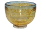 Antik K 
presents: 
Kosta Boda 
Art Glass
Miniature 
yellow bowl 
with bluish 
edge