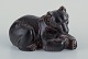 L'Art presents: 
Knud Kyhn 
for Royal 
Copenhagen. 
Large stoneware 
figure of a 
brown bear.