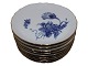 Antik K 
presents: 
Blue 
Flower Curved 
with gold edge
Rare salad 
plate 19 cm. 
#1645