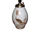 Antik K 
presents: 
Royal 
Copenhagen
Large Craquele 
vase / 
tablelamp with 
a grebe bird