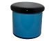 Antik K 
presents: 
Holmegaard 
Palet
Lidded blue 
mustard jar