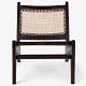 Roxy Klassik 
presents: 
Pierre 
Jeanneret / 
Srelle.
'Kangaroo' 
easy chair in 
dark stained 
teak with seat 
and ...