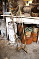 K&Co. presents: 
Old coat 
rack with hat 
shelf in 
brass...