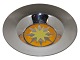 Antik K 
presents: 
Peter 
Hertz sterling 
silver
Small 
Christmas dish 
with yellow 
enamel from 
1968