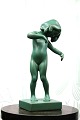 K&Co. presents: 
Kai 
Nielsen Venus 
figure green 
glazed 
terracotta.
"Venus 
Glypogos". 
from 
P.Ibsen...