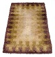 L'Art presents: 
Scandinavian 
textile artist.
Cotton rya 
rug.
Brown yellow 
and white 
colors.