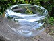Pegasus – Kunst 
- Antik - 
Design 
presents: 
Holmegaard 
Provence bowl. 
Clear glass, 
20th century. 
Denmark.