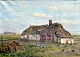 Pegasus – Kunst 
- Antik - 
Design 
presents: 
Frost, 
Sergius (1900 - 
1994) Denmark: 
Old farmstead. 
Holmsland Dune.