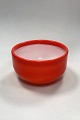 Danam Antik 
presents: 

Holmegaard 
Palet Large 
orange red 
Glass Bowl
