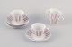 L'Art presents: 
Gunnar 
Nylund for 
Rörstrand. A 
set of four 
"Casino" coffee 
cups with 
saucers.