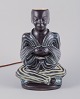 L'Art presents: 

Einar 
Johansen for 
Søholm, Danish 
ceramist.
Rare ceramic 
table lamp.
