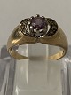 Antik Huset 
presents: 
Gold ring 
with Amethyst 
and Diamonds 14 
carat
Ring size 54