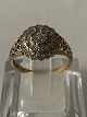Antik Huset 
presents: 
Gold Ring 
with Diamonds, 
9 Carat
Ring size 59