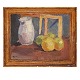 Aabenraa 
Antikvitetshandel 
presents: 
Henry 
Nielsen, 
1907-1937, oil 
on plate. 
Stillife. 
Signed and 
dated 1927. ...