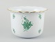 L'Art presents: 
Herend, 
Hungary. 
Chinese Bouquet 
Apponyi Green, 
champagne 
cooler/large 
porcelain 
flowerpot.
