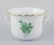 L'Art presents: 
Herend, 
Hungary. 
Chinese Bouquet 
Apponyi Green, 
porcelain 
flowerpot.