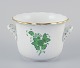 L'Art presents: 
Herend, 
Hungary. 
Chinese Bouquet 
Apponyi Green, 
porcelain 
flowerpot.