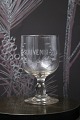 K&Co. presents: 
Old French 
souvenir wine 
glass with 
engraved 
inscription 
"Souvenir"