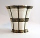 Lundin Antique 
presents: 
Michelsen. 
Sterling 
Margrethe 
goblet with 
white enamel. 
Height 8.5 cm. 
Produced 1963 
(M9)