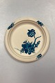 Danam Antik 
presents: 
Royal 
Copenhagen Blue 
Flower 
Cardboard Plate 
from 1976