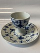 Antik Huset 
presents: 
Royal 
Copenhagen Blue 
Fluted, Rare 
egg cup on 
solid plate
Decoration 1 / 
117.