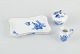 L'Art presents: 
Royal 
Copenhagen Blue 
Flower Curved, 
sugar bowl and 
creamer on a 
tray.