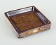 L'Art presents: 
Ingrid 
Atterberg for 
Upsala Ekeby.
Square dish 
made of 
stoneware.