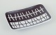 L'Art presents: 
Ingrid 
Atterberg for 
Upsala Ekeby.
Oblong ceramic 
dish. Brown and 
white glaze.