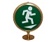 Antik K 
presents: 
Vilhelm 
Lauritzen
Wall hanged 
sign with 
emergency exit 
in brass