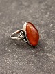 Middelfart 
Antik presents: 
830 silver 
vintage silver 
ring with amber