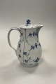 Danam Antik 
presents: 
Royal 
Copenhagen 
Musselmalet 
Riflet 
Chocolate Pot 
No. 30