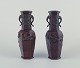 L'Art presents: 
Japan, a 
pair of bronze 
vases from the 
Meiji period.
Birds on 
branches in 
relief. Adorned 
with ...