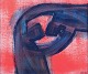 L'Art presents: 
Anna 
Ekvall (born 
1951), listed 
Swedish artist. 

Oil on canvas.
Abstract 
composition.