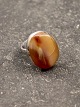 Middelfart 
Antik presents: 
Sterling 
silver ring 
with amber 
colored stone