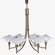 Roxy Klassik 
presents: 
Poul 
Henningsen / 
Louis Poulsen.
PH 3/2 - 
Six-arm 'Anchor 
Chandelier' in 
brass with ...
