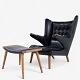 Roxy Klassik 
presents: 

Hans J. 
Wegner / AP 
Chair
AP 19 - Teddy 
chair in 
patinated black 
'Elegance' 
aniline ...