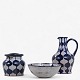 Roxy Klassik 
presents: 
Gertrud 
Vasegaard
Unique set of 
3 pieces. 
painted 
stoneware with 
ornamentation 
on ...