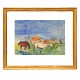 Aabenraa 
Antikvitetshandel 
presents: 
Jens 
Søndergaard, 
1895-1957, 
water color. 
Landscape with 
horses signed 
and ...