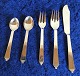 Antikkram 
presents: 
Georg 
Jensen Pyramid 
in Danish 
silver plated 
cutlery EPNS, 
set of 5 parts.
