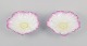 L'Art presents: 
Two French 
Art Nouveau 
bowls in 
faience.
Floral motif. 
Hand-painted in 
yellow and 
pink.