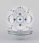 L'Art presents: 
Royal 
Copenhagen Blue 
Fluted Plain.
A set of five 
deep plates.
