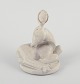 L'Art presents: 
Arne Bang 
(1901-1983), 
ceramic 
sculpture of a 
fawn.