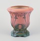 L'Art presents: 
Ipsens, 
Denmark, 
ceramic vase 
with orange and 
green glaze.