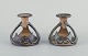 L'Art presents: 
Kähler, 
Denmark. Two 
Art Nouveau 
ceramic 
candlesticks.