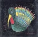 L'Art presents: 
Unknown 
Swedish artist, 
oil on canvas.
Motif of bird 
in abstract 
style.