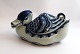 Lundin Antique 
presents: 
Aluminia. 
Trankebar. 
Duck, 
bonbonniere. 
Model 
3043/1058. 
Height 8 cm. 
Length 17 cm. 
(1 ...