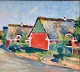 Pegasus – Kunst 
- Antik - 
Design 
presents: 

List, 
Franz (1898 - 
1986) Denmark: 
City scene from 
Fanø.