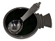Antik K 
presents: 
Georg 
Jensen Pyramid 
sterling silver
Salt jar with 
green enamel 
and salt spoon